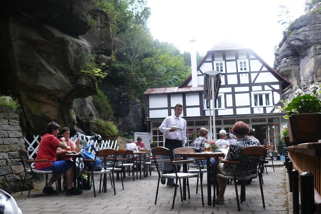Pension Soutesky Hřensko Exterior foto
